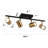 Tevye 4 -Light Fixed Track Lighting Track Kit with Dimmable and Adjustable Head-114073933