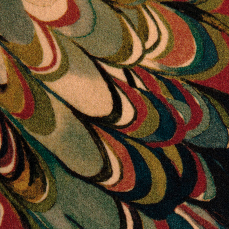 Taplow Velvet, Berry/Moss