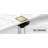 Square Shower Drain With Flange, Brushed Gold