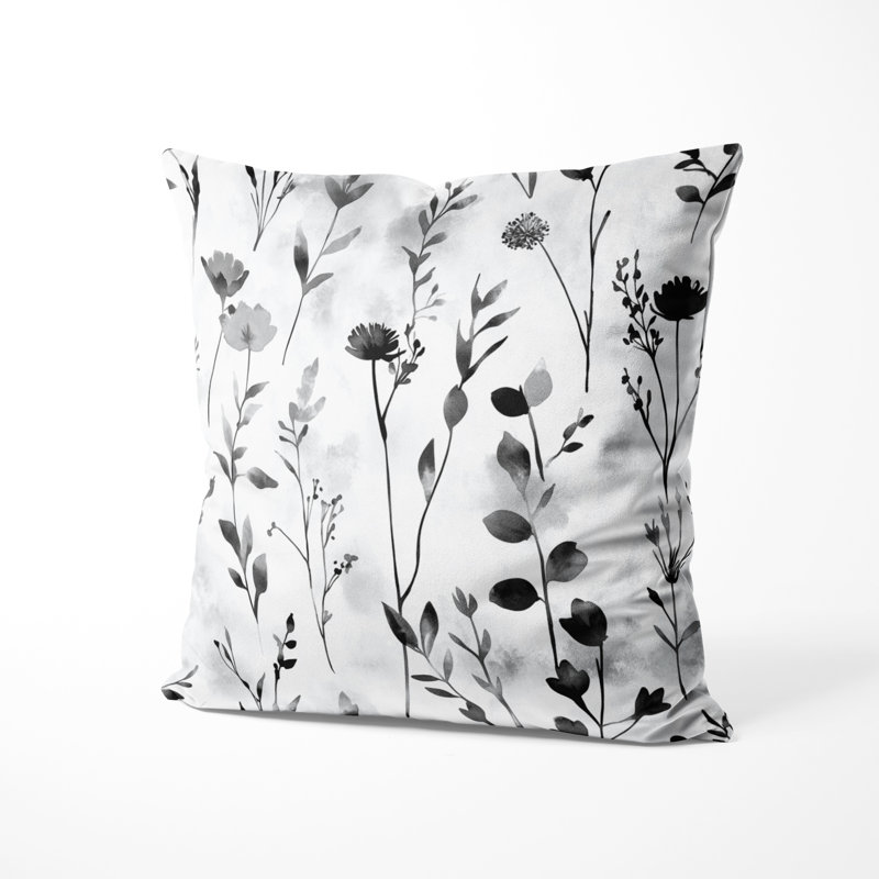 Coussin Floral, H 18 po x l 18 po