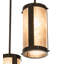 Luminaire suspendu cylindrique à 3 lumières