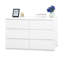 Commode 6 tiroirs Modern White-1899894271