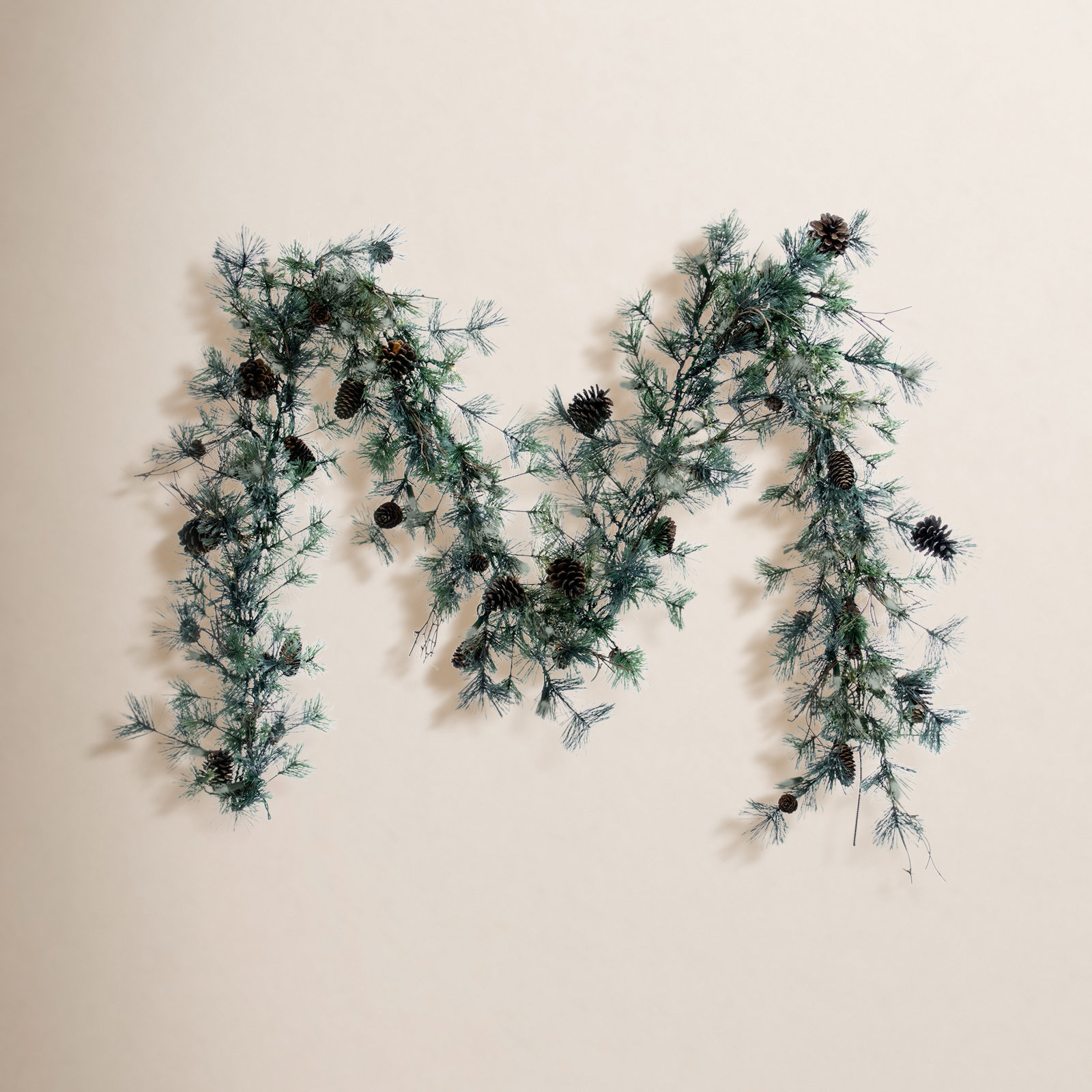 Dakota Pine 108'' in. Lighted Faux Mixed Assortment Garland