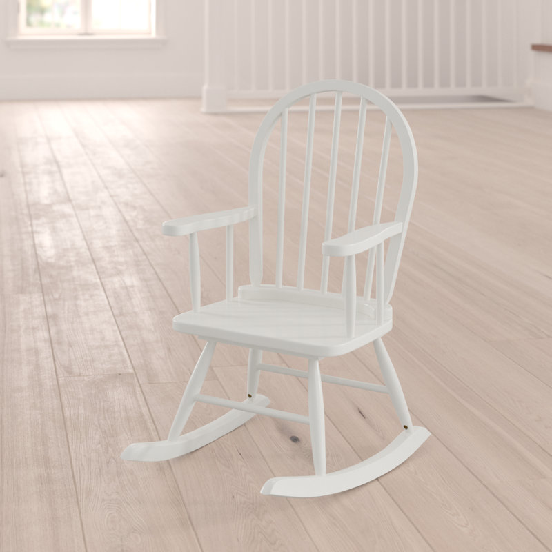 Chaise berçante pour enfants, Blanc