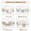 Beige Outdoor Furniture Set With Cushions