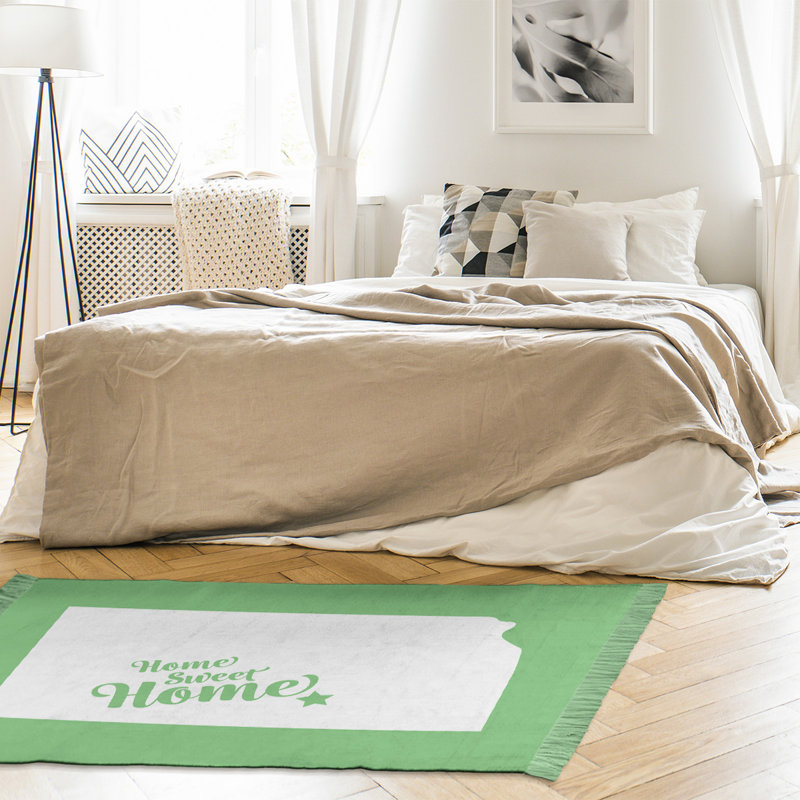 Tapis de zone verte wichita pour la maison