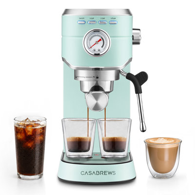 Cafetière à espresso de 20 bars avec une puissante buse à vapeur en acier inoxydable
