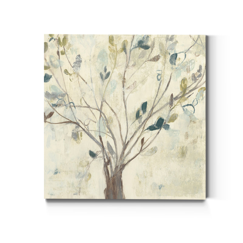 « trees of blue ii »-impression sur toile, H 16 po x l 16 po x P 1,5 po