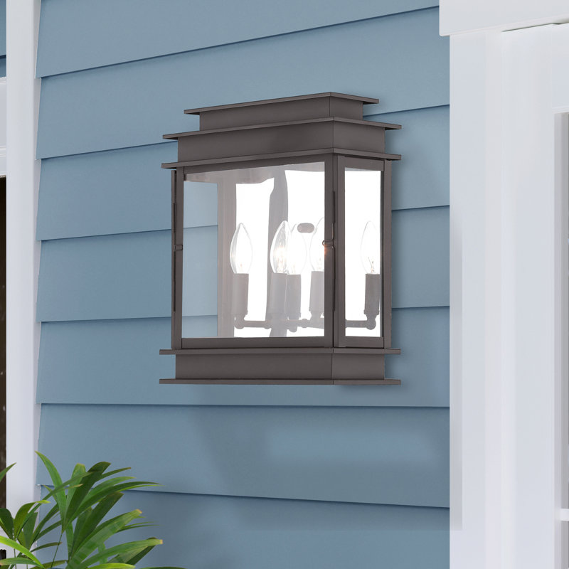 Cortana Wall Light, 15.25" H x 12.5" W x 5.75" D, Bronze