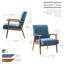 Upholstered Armchair-1612682621