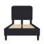 Lit plateforme tapissier Aluino avec tête de lit à bords arrondis - aucun sommier nécessaire-1987674859-1987674862