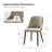 Kanalu 19.5"W Modern Upholstered Dining Chair (Set of 2)-2083676070