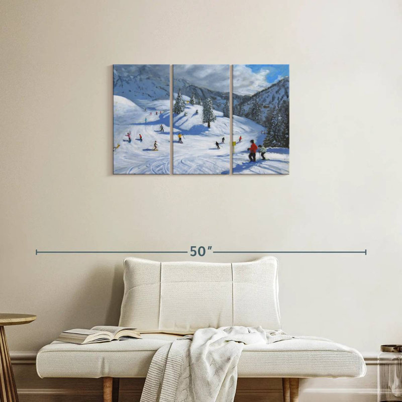 Sireci skiant à Kitzbuhel, H 20 po x l 33 po