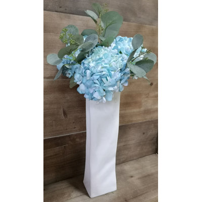 Ensemble 4 pièces de hortensia et eucalyptus