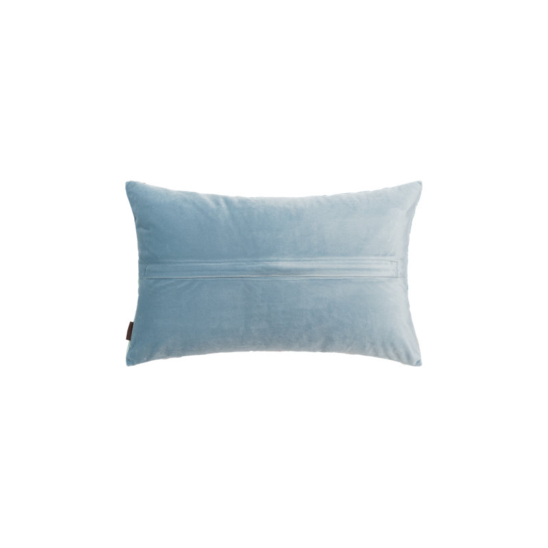Housse de coussin lombaire et insert de coussin en patchwork brodé de serviette 19,7 po x 11,8 po