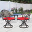 Fauteuil de patio pivotant avec coussin Vaidya-535575225
