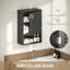 HOMCOM Bathroom Cabinet Wall Storage Shelves 40 x 20 x 60 cm-793062233