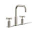 Kohler Purist® Widespread Bathroom Faucet with Pop-Up Drain Assembly, 3-Hole High Arc Cross Handle Bathroom Sink Faucet, 1.2 gpm-32738686