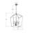 Alexian 4 - Light Silver Lantern Pendant-178719495