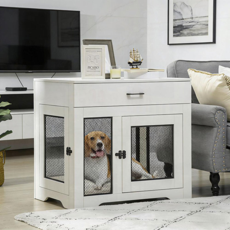 Table de bout pour chien, cage pour chien