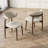 Sachelle Solid Wood and Upholstered White Side Chair Dining Chair, Fabric Chairs No Assembly Required (Set of 2)-1639587783-1635975064