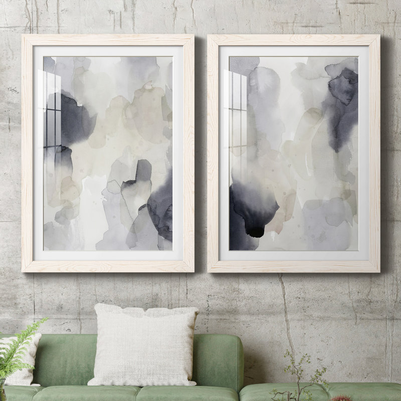 Earl Grey Tea I - ensemble de 2 reproductions d'art sur papier encadré, Papier encadré blanc, H 37,5 po x l 27,5 po x P 1 po