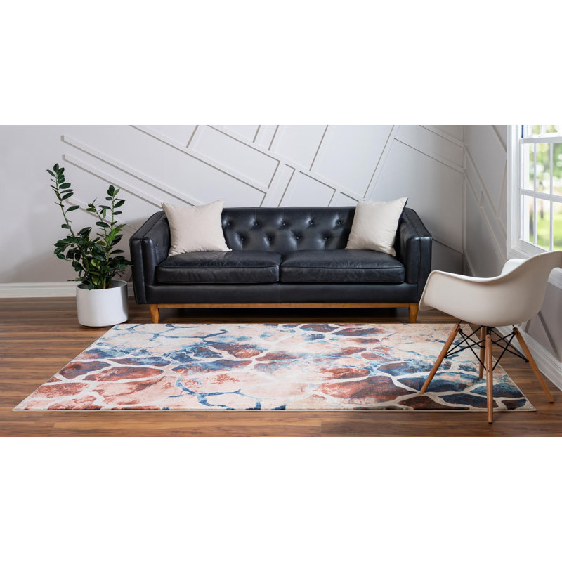 Abstract Indoor Rug, Rectangle 10' x 14'1"