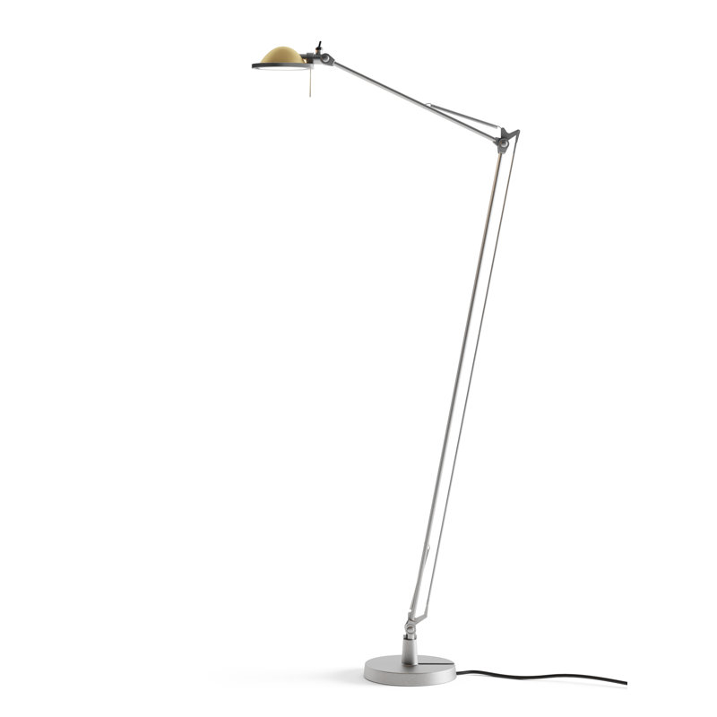 Berenice Floor Lamp, Silver, Brass