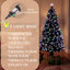 Lighted Artificial Christmas Tree-1946269174