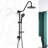 Handheld Shower And Head Size - Simulates Natural Rainfall Throwing Out, Self-Cleaning Squirting, Wall Mounted Style, Oil-Rubbed Bronze Twinkling, Stainless Steel Built System With Unit Sense,