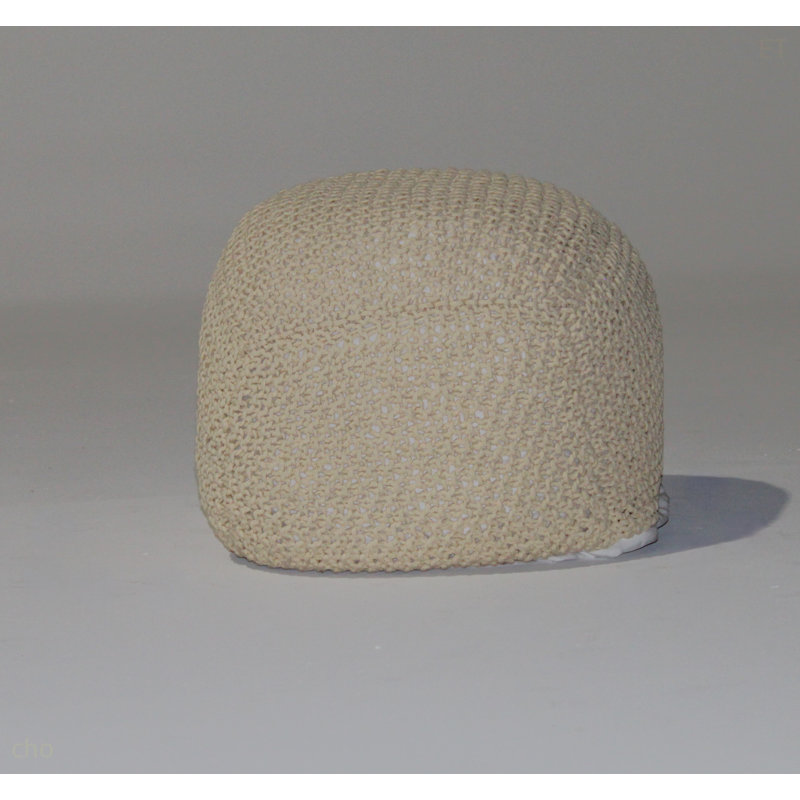 Modern Style Ottoman, Beige
