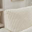 Causeuse avec accoudoirs carrés en velours côtelé Fluffy-377720954