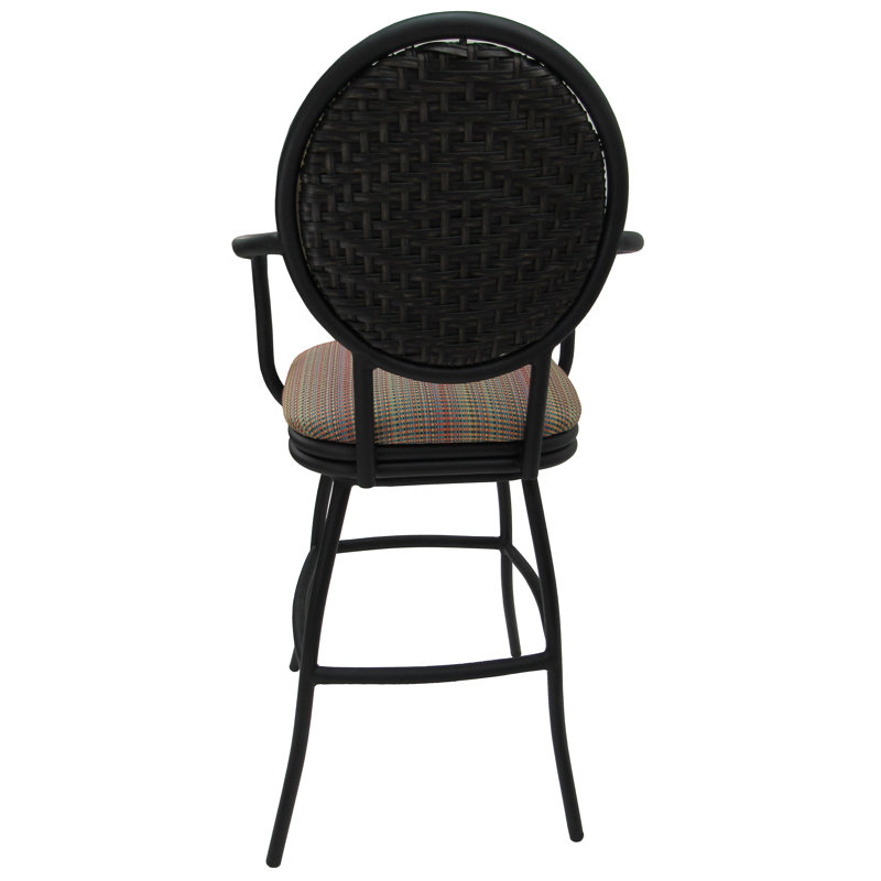 Tabouret pivotant et très grand Merriwood, Bande ensoleillée multiple, Tabouret de bar (siège d'une hauteur de 30 po)