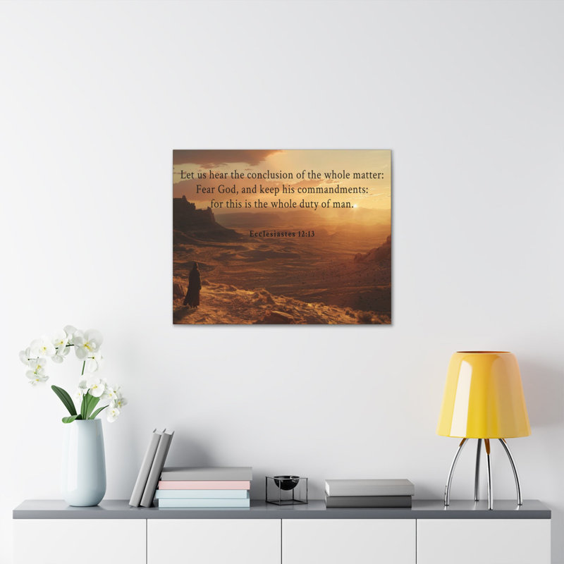 No Frame Print on Canvas, 27.9cm H x 35.6cm W