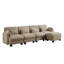 Canapé modulaire modulaire en chenille Camel