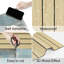 Beige Wood Effect 3D Peel and Stick Wall Panels, Self-Adhesive PVC Foam Wall Cladding, Waterproof Decorative Wall Panelling for Living Room, Bedroom & Kitchen
