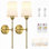 Ensemble de 2 appliques murales à piles, abat-jour pliable rechargeable avec ampoule de 13 000 mah, applique murale sans fil avec télécommande, lampe murale à piles pour la chambre à coucher, noir