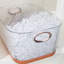 Ensemble de 2 organisateurs de réfrigérateur et bacs de rangement transparents en PET, organisateur transparent pour la cuisine-108311391