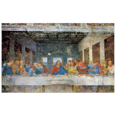 Leonardo Da Vinci - No Frame Print on Wood