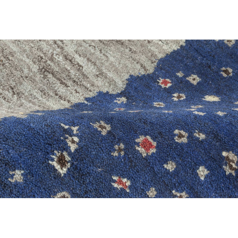 Modern One-of-a-Kind Rectangle 10'3" X 14'8" Hand Knotted Area Rug