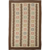 Vintage One-of-a-Kind Rectangle 6'3" X 9'8" Hand Knotted Area Rug