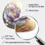 Mauve fleur simple I - décoration murale en forme de fleurs de forme unique, sculpture murale asymétrique en métal-103972212