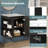 20"W Wall-Mounted Single Vanity with Ceramic Sink Top, Soft-Close Hinges and Side Storage-1614479336