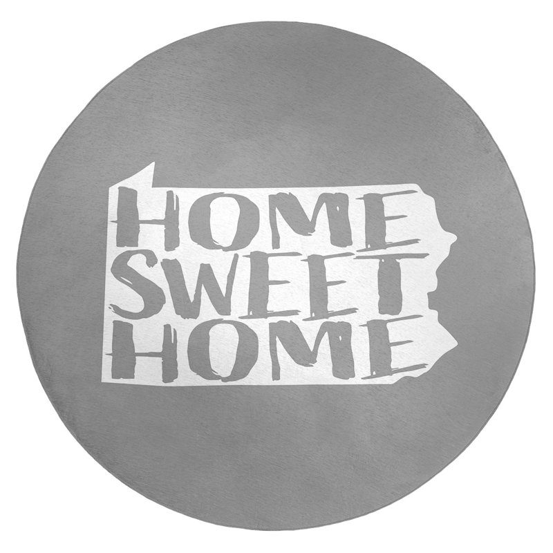 Tapis de poly-chenille en poly-sucrerie home, Rond 5 pi