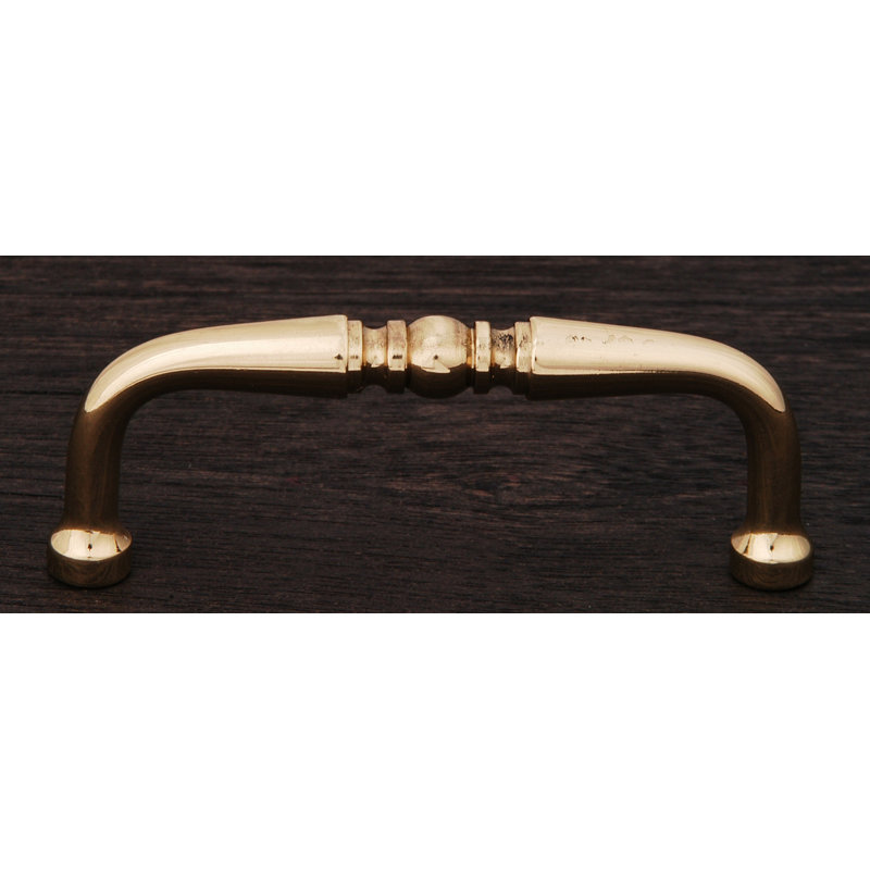 CP Series 3" Center to Center Arch Pull, Polished Brass