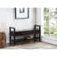 Banc de rangement pour chaussures Vannes Espresso