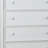 Toli Tall Dresser Chest, 5 Drawers W Round Knobs, White Solid Hardwood