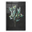 Art mural en verre Winston Porter «Gentle Olive Branch On Black» par Mercedes Lopez-1764407621