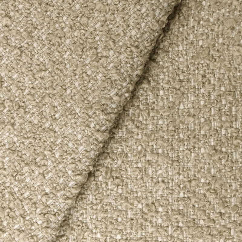 Chaise rembourrée Mendy, Bouclé chamois classique