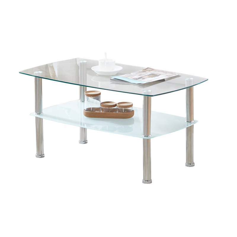 Drogo Glass Top Coffee Table
